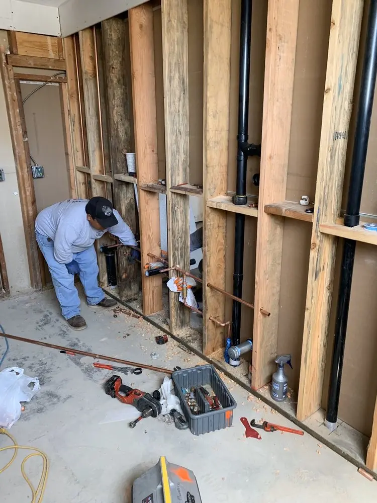 Commercial rough-in plumbing for Gas Line Repair in Quissett